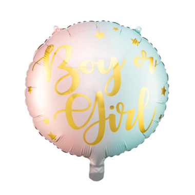 BOY OR GIRL RUND FOLIEBALLON