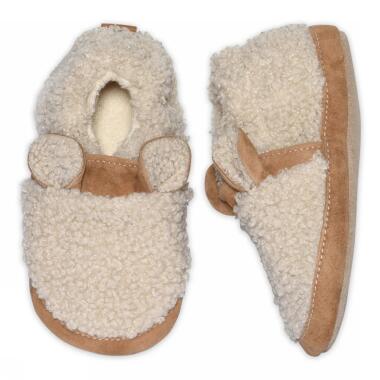 FUZZY TEDDY SLIPPERS
