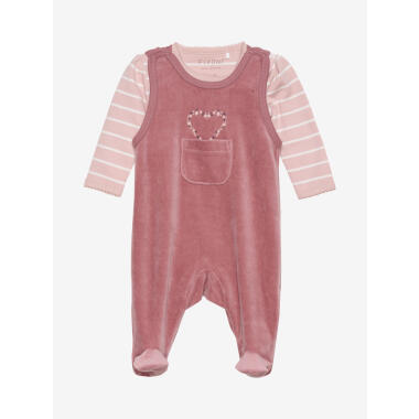 BODY LS W/VELOUR ROMPER