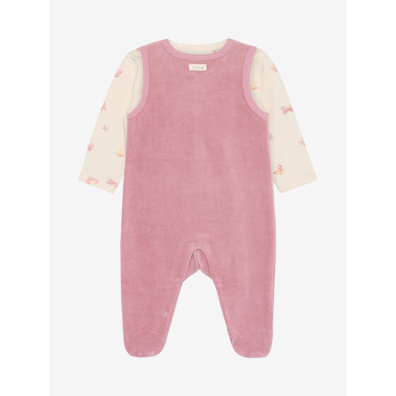 FIXONI - SET W/BODY AND VELOUR ROMPER