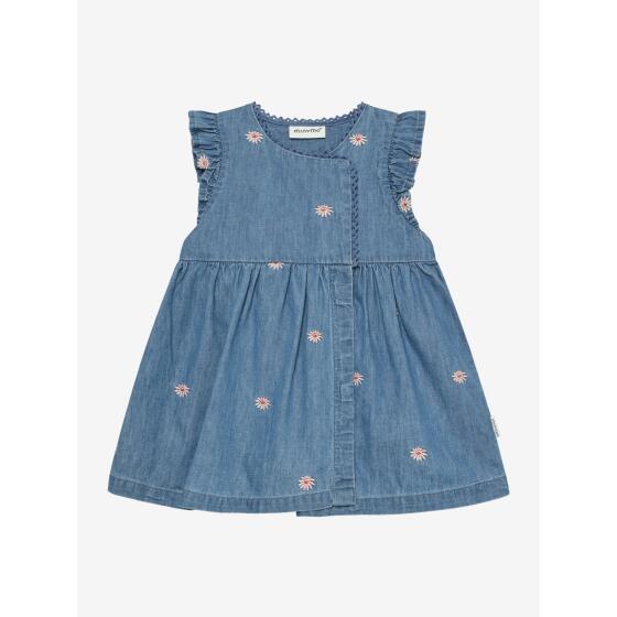 MINYMO - DRESS SS EMB. CHAMBRAY