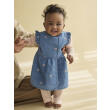 MINYMO - DRESS SS EMB. CHAMBRAY