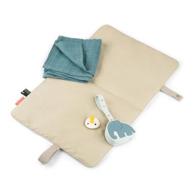 FOLDBART PUSLEUNDERLAG - SAND