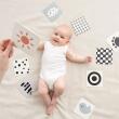 DONE BY DEER - BABY KONTRASTKORT 10STK
