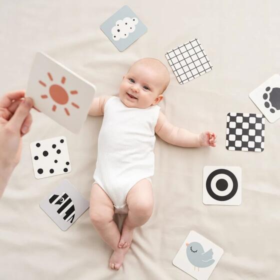 DONE BY DEER - BABY KONTRASTKORT 10STK