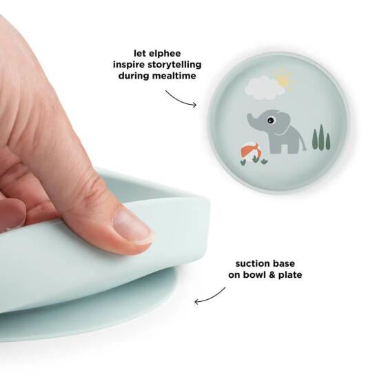 DONE BY DEER - SILIKONE STICK&STAY TALLERKEN