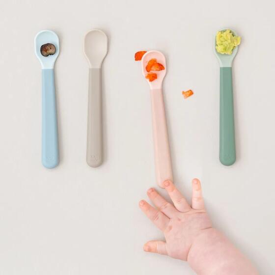 DONE BY DEER - FOODIE EASYGRIP BABY SPOON 3PK