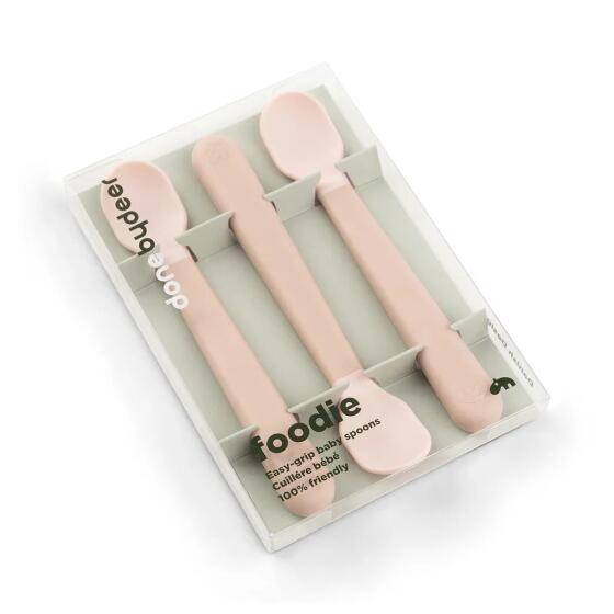 DONE BY DEER - FOODIE EASY GRIP BABY SPOON 3P