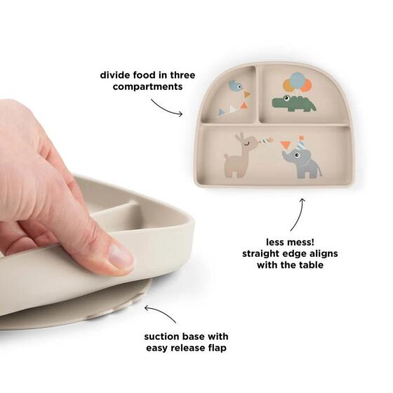 DONE BY DEER - STICK&STAY OPDELT TALLERKEN