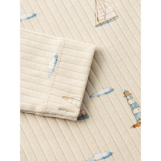 ENFANT - BODY LS RIB AOP