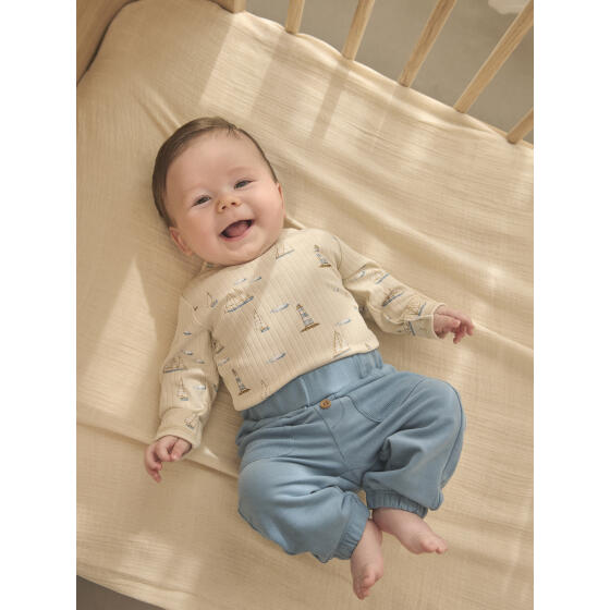 ENFANT - BODY LS RIB AOP