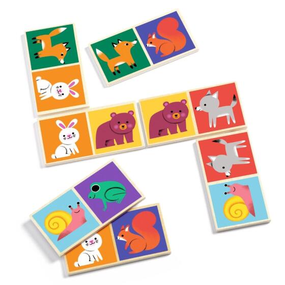 DJECO - TRÆDOMINO SØDE DYR