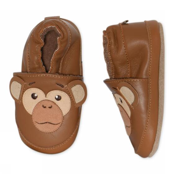 MP DENMARK/MELTON - MONKEY LEATHER SLIPPERS