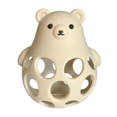 BIDEBOLD MED BAMSE/BJØRN BEIGE