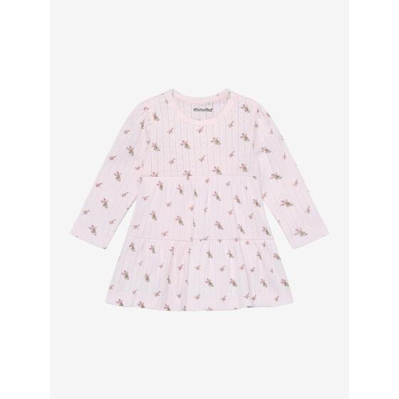 MINYMO - BODY DRESS LS AOP POINTELL