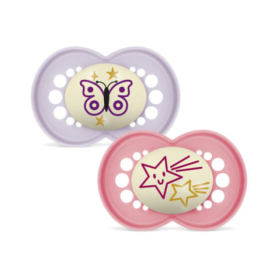 MAM - ORIGINAL NIGHT SILK 6-16 2PK