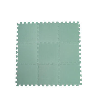 SKUMLEGEGULV STØVET GRØN