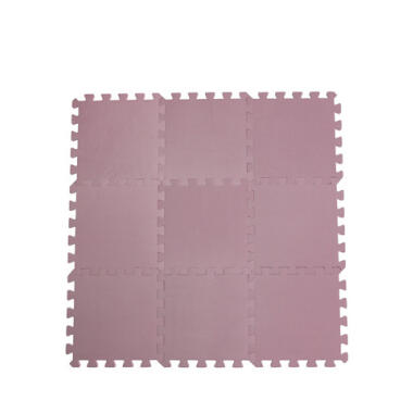 SKUMLEGEGULV STØVE ROSA