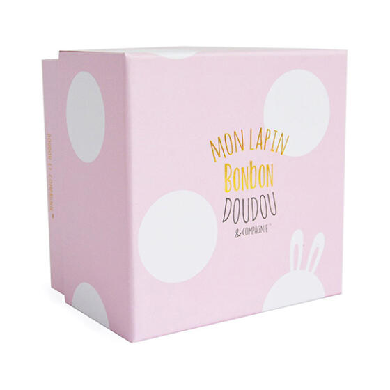 DOUDOU - KANIN ROSA KRAMMEVEN 20CM