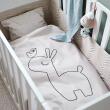 DONE BY DEER - QUILTED BED BUMPER W/STRINGS DONE BY DEER - QUILTED BED BUMPER W/STRINGS