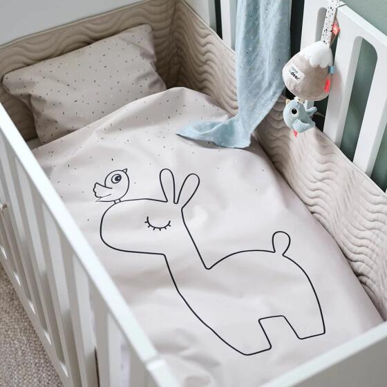 DONE BY DEER - QUILTED BED BUMPER W/STRINGS