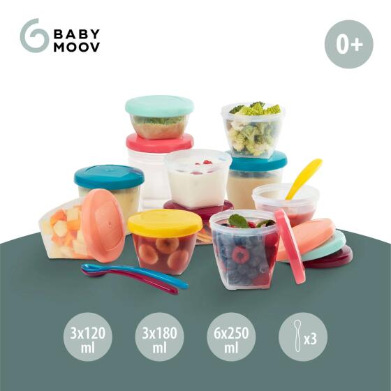 BABYMOOV - MADBØTTER MULTISÆT+SKEER