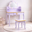 BANINNI - CLOUDY DRESSING TABLE W/STOOL BANINNI - CLOUDY DRESSING TABLE W/STOOL