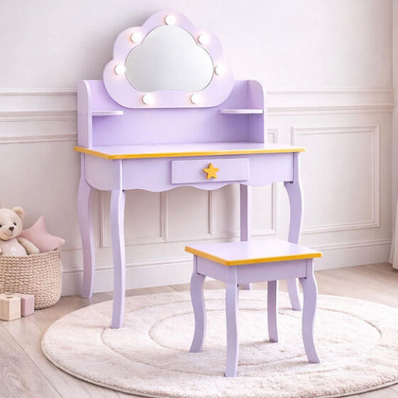 BANINNI - CLOUDY DRESSING TABLE W/STOOL