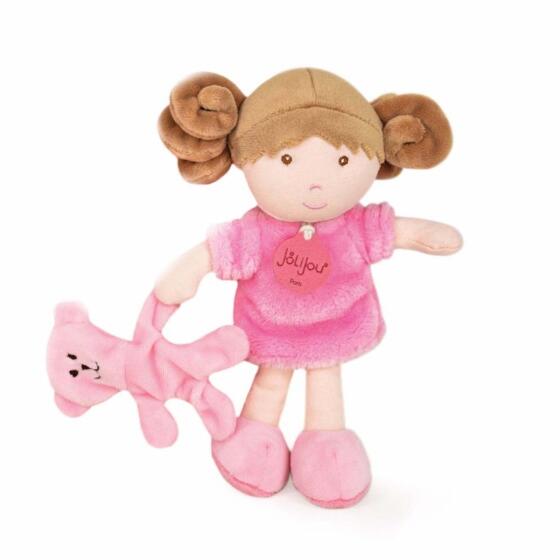 DOUDOU - MIN FØRSTE DUKKE ROSE, 21CM