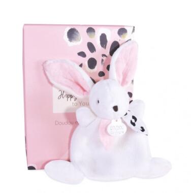 KANIN ROSA PUTTEKLUD 17CM