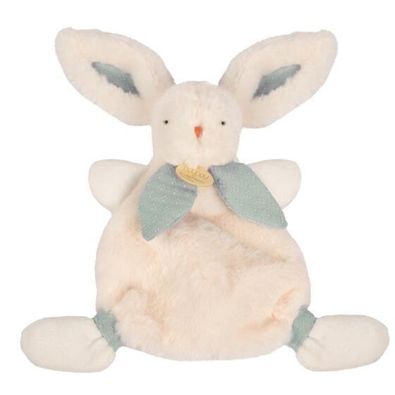 DOUDOU - KANIN BLÅGRÅ PUTTEKLUD 25CM