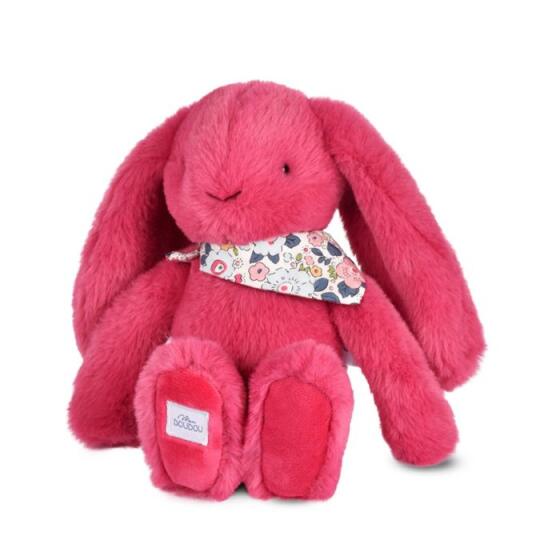DOUDOU - BLOMSTERKANIN FUCHSIA 25CM