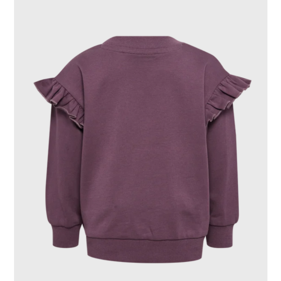 HUMMEL - HMLMINI LOOSE FRILL SWEATSHIRT