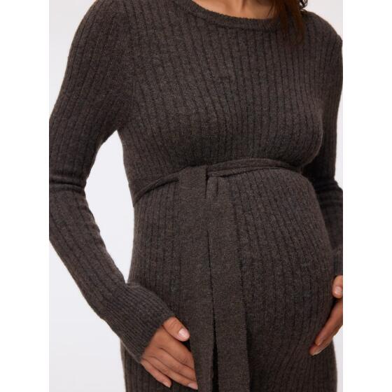 MAMALICIOUS - MLELIN LS KNIT MIDI DRESS