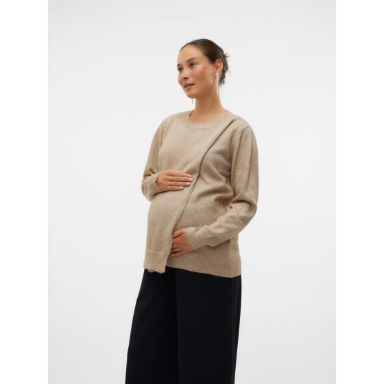 MAMALICIOUS - MLNEWANNE IRIS L/S KNIT TOP 2F