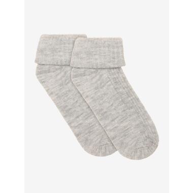BABY 2X2 WOOL RIB SOCKS 2PCK