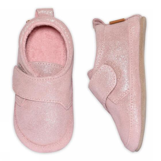 MP DENMARK/MELTON - SHIMMER LEATHER SLIPPERS