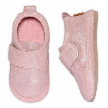 SHIMMER LEATHER SLIPPERS