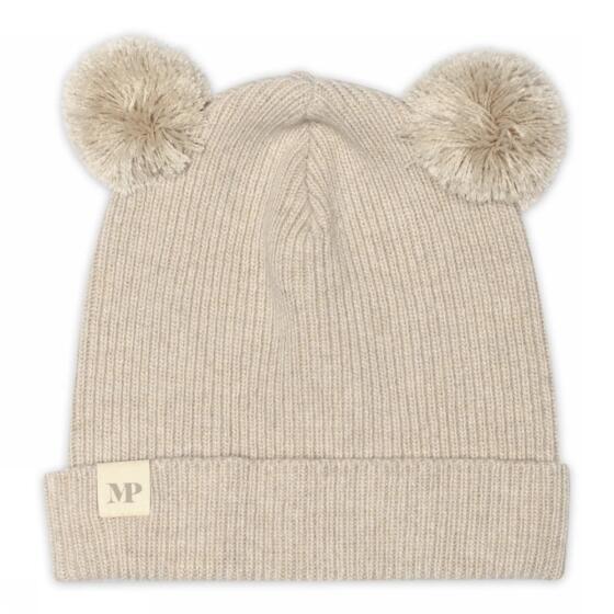 MP DENMARK/MELTON - HELSINKI BEANIE - POMPOMS