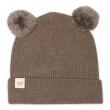 MP DENMARK/MELTON - HELSINKI BEANIE - POMPOMS