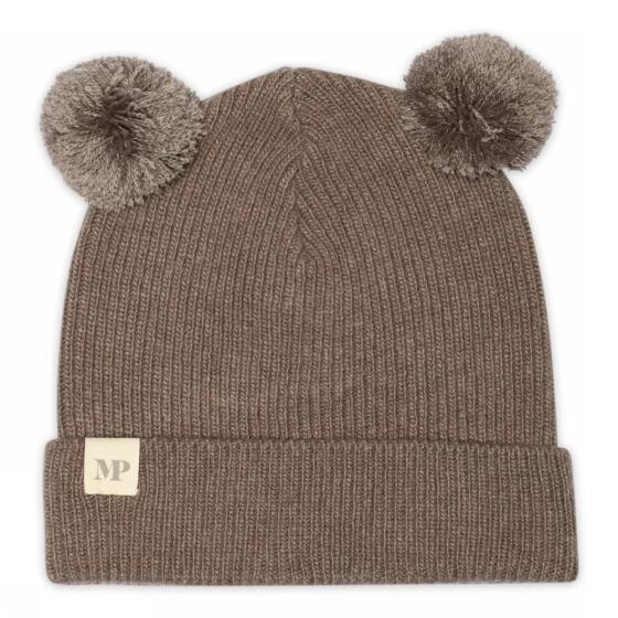 MP DENMARK/MELTON - HELSINKI BEANIE - POMPOMS