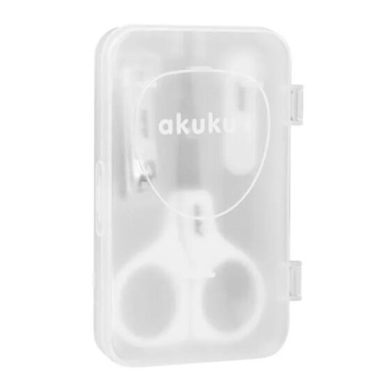 AKUKU - NEGLEPLEJESÆT TIL BABY HVID