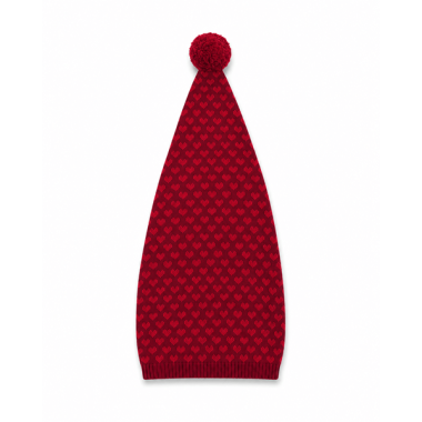 PIXIE HAT RED HEARTS