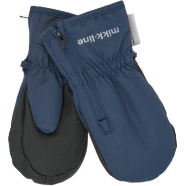 POLYESTER MITTENS W. ZIP
