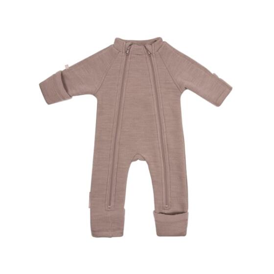 SMALLSTUFF - JUMPSUIT WOOL FLEECE 2 ZIP