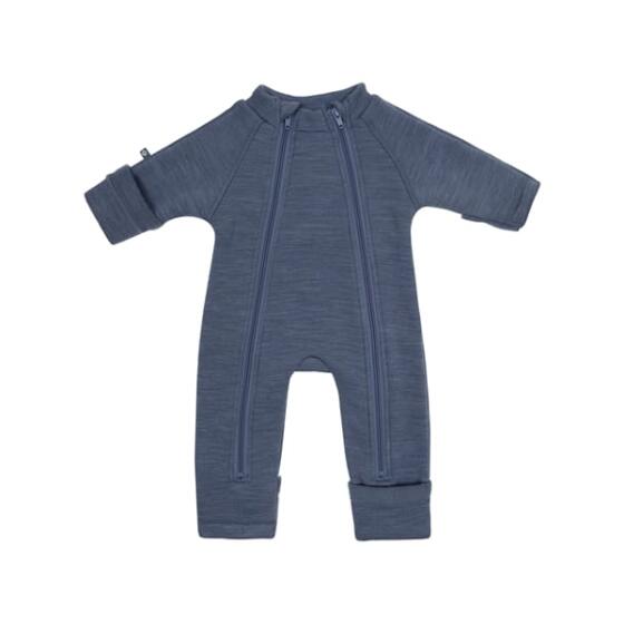 SMALLSTUFF - JUMPSUIT WOOL FLEECE 2 ZIP