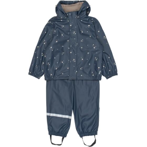 MIKK-LINE A/S - PU RAINSET W. FLEECE/SUSP.