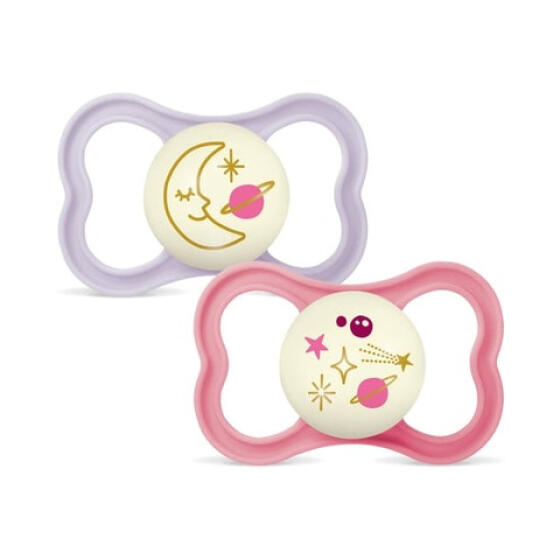 MAM - AIR NIGHT SILK 16-36M 2PK PINK