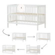 HOPPEKIDS - IDA MARIE BABYSENG 60X120 HVID HOPPEKIDS - IDA MARIE BABYSENG 60X120 HVID