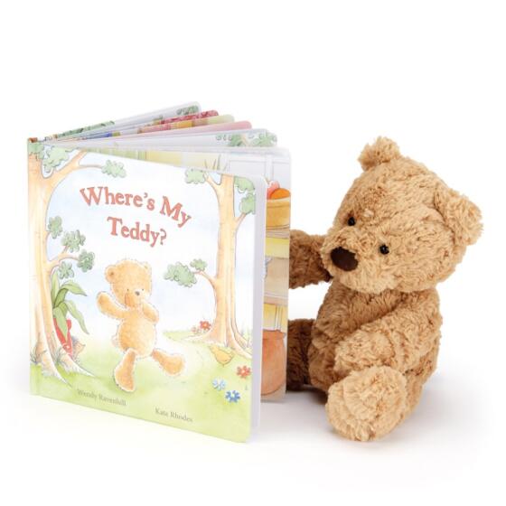 JELLYCAT - WHERE'S MY TEDDY BOOK
